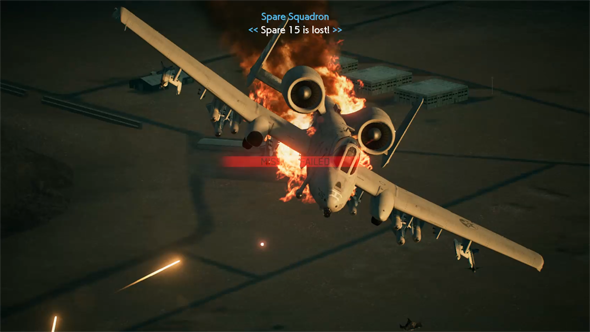 Ace Combat 7 - A-10c shot down