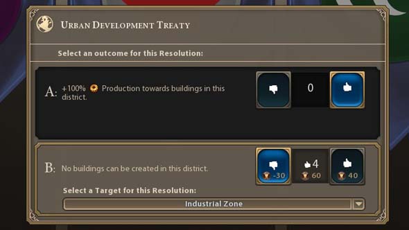 Civilization VI - Urban Development industry ban