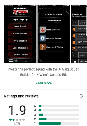 X-Wing 1sted - squad app