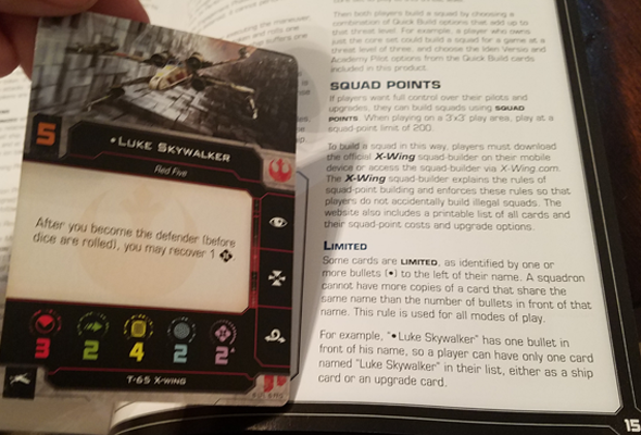 X-Wing 2nd ed - squad points