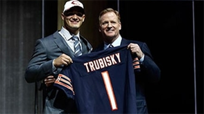 Bears trade up to draft Mitch Trubisky