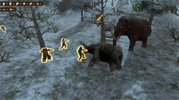 Dawn of Man - hunting a mammoth