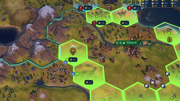 Civilization VI - pair of mined strategics