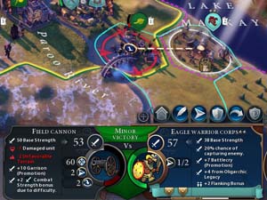 Civilization VI - attacking city state