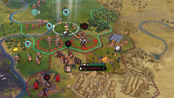 Civilization VI - attacking city state