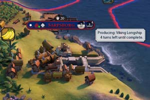 Civilization VI - Longship production time