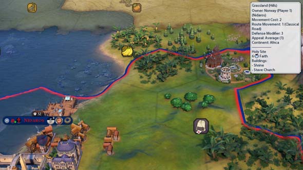 Civilization VI - Stave Church adjacency