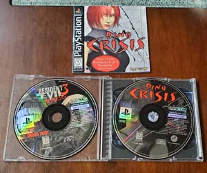 Dino Crisis w/ Resident Evil 3 Nemesis Demo Disk (PS1 / PSX) Near-Complete  13388210459