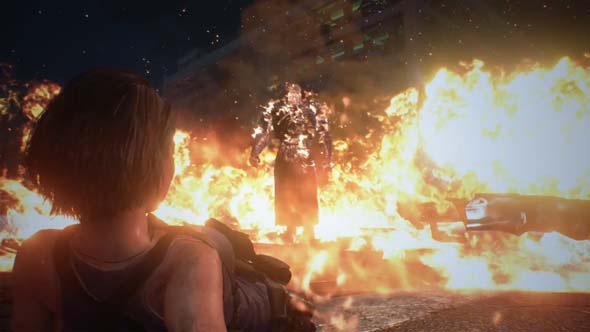 Resident Evil 3 Nemesis remake - action