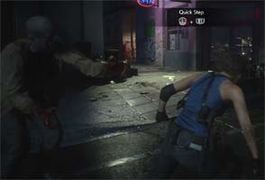 Resident Evil 3 Nemesis remake - dodge