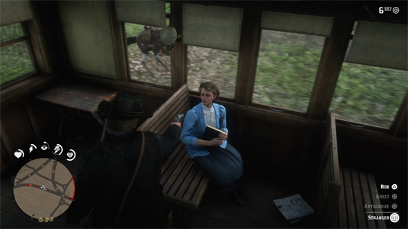 Red Dead Redemption II - robbing train