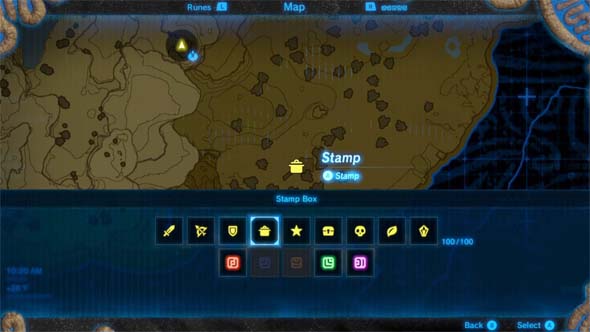 Breath of the Wild - map marker