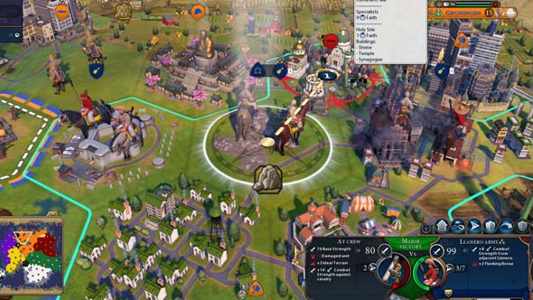 Civilization VI - llanero swarm