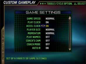 Madden 2000 - accelerated clock