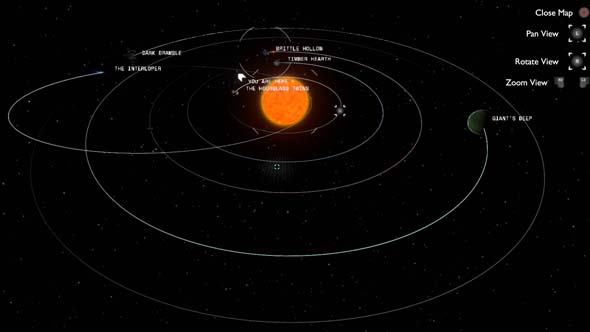 Outer Wilds - solar system