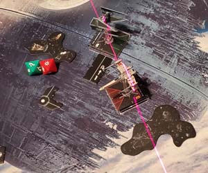 X-Wing solo play - barrel roll into attack position