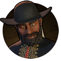 Civilization VI - Menelik II portrait