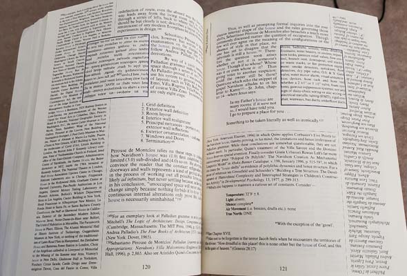 House of Leaves - mirrored text