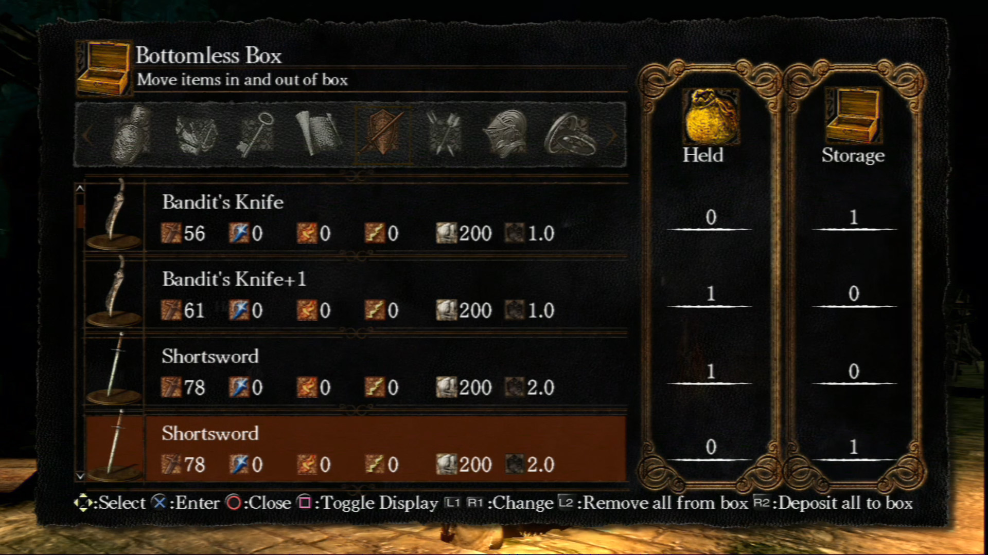 In Defense of Demon's Souls' Item Burden