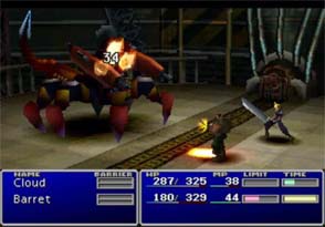 Final Fantasy VII = ATB battle