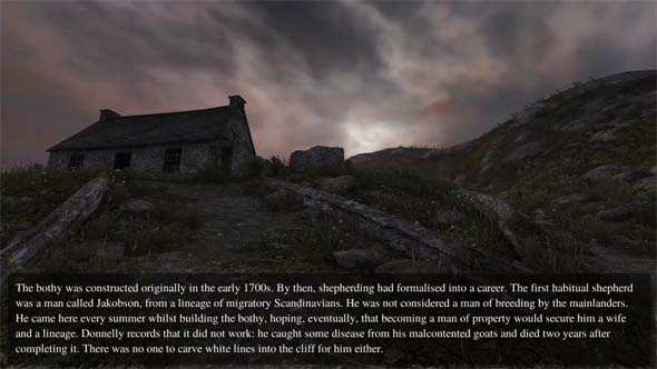 Dear Esther - abandoned Scottish isle