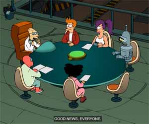 Futurama - conference table