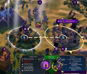 Civilization VI - no mounted penalty vs city