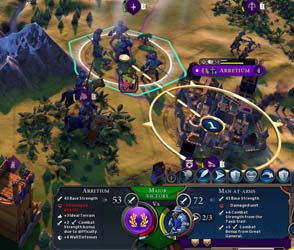 Civilization VI - mounted penalty vs city