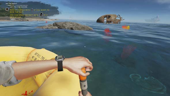 Stranded Deep - life raft