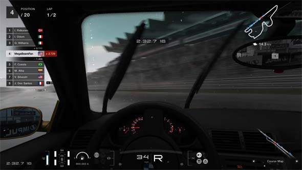 Gran Turismo 7 - spin out in rain
