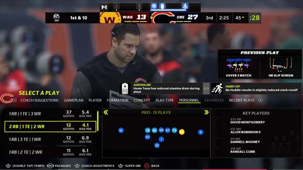 Madden 22 - personnel packages