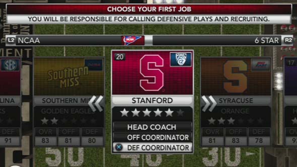 NCAA Football 13 - play as D Coordinator