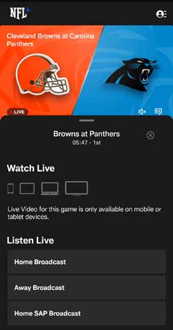 nfl plus app for tv