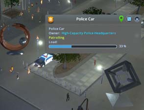 Cities: Skylines: Plazas & Promenades - police patrol