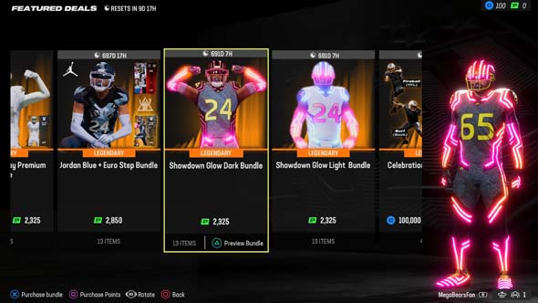 Madden NFL 24- neon uniforms