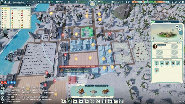 Settlement Survival - market range