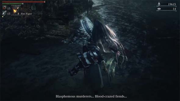 Bloodborne - Fishing Hamlet mumbler