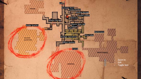 Amnesia: The Bunker - map