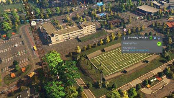 Cities Skylines - high school football field