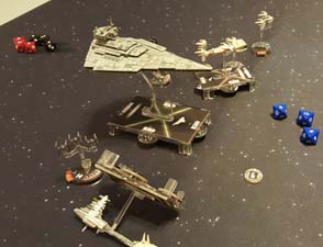Star Wars Armada - learning scenario Imperial victory