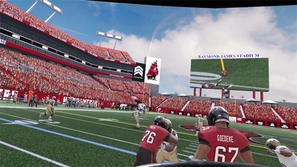 NFL ProEra VR - throwing arc