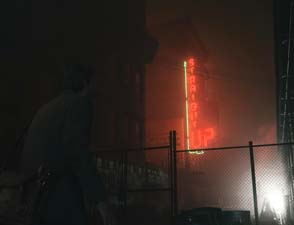 Alan Wake 2 - neon sign