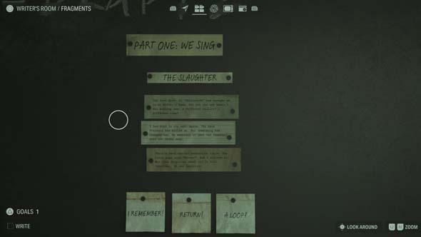 Alan Wake 2 - plot board