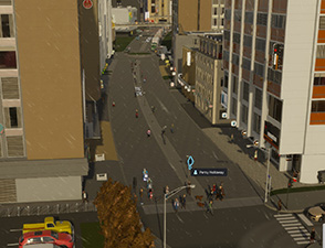 Cities Skylines II - pedestrian road