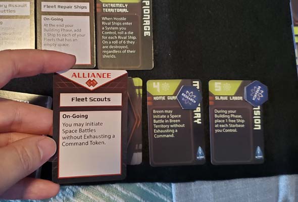 Alliance card