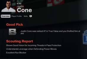 Madden 25 - draft grade