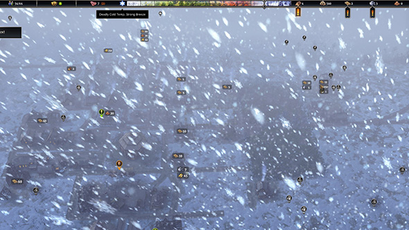 Farthest Frontier - snow storm