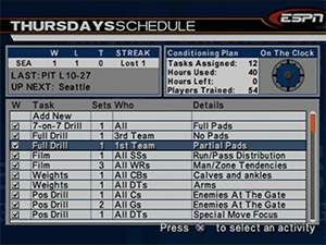 ESPN NFL 2k5 - practice