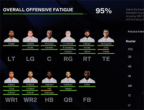 Madden NFl 25 - progressive fatigue