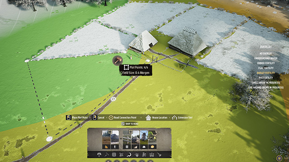 Manor Lords - small farm fields